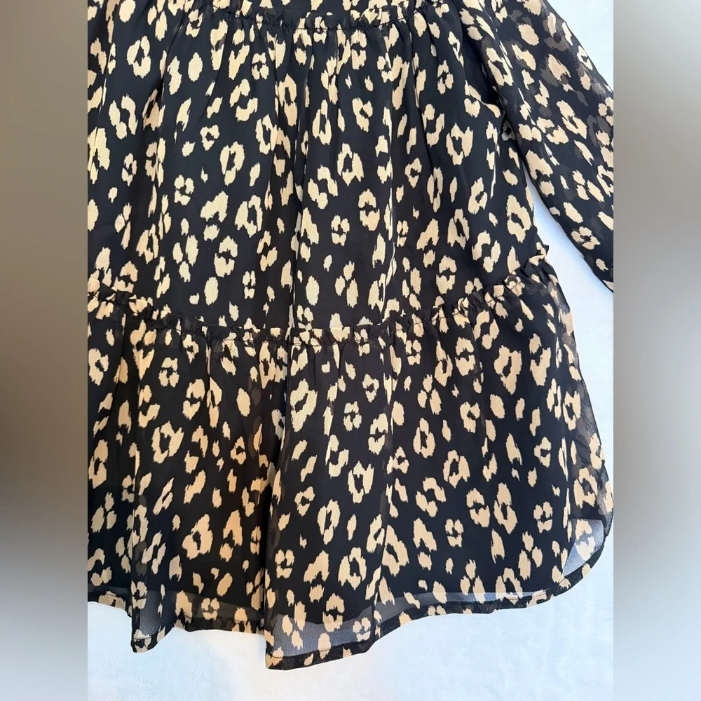 Carter's Size 3T Black and Gold Patterned Kids Dress